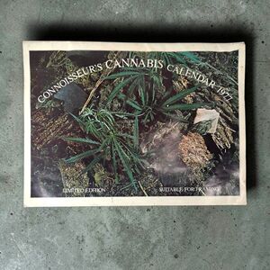 1977 Connoisseur's Cannabis Calendar Limited Edition Suitable Framing Clean